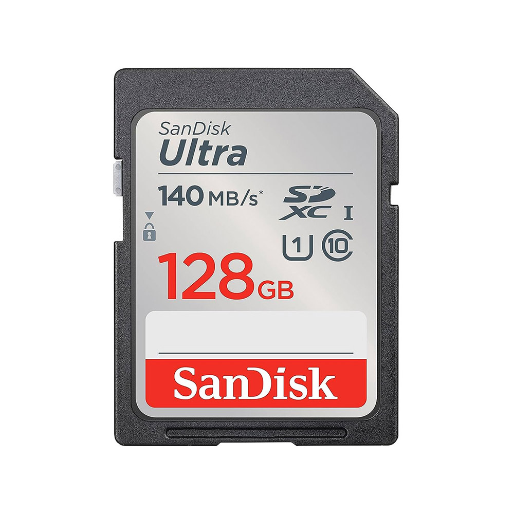کارت حافظه SD سن دیسک سری Ultra سرعت 140MB/s ظرفیت 128 گیگابایت
