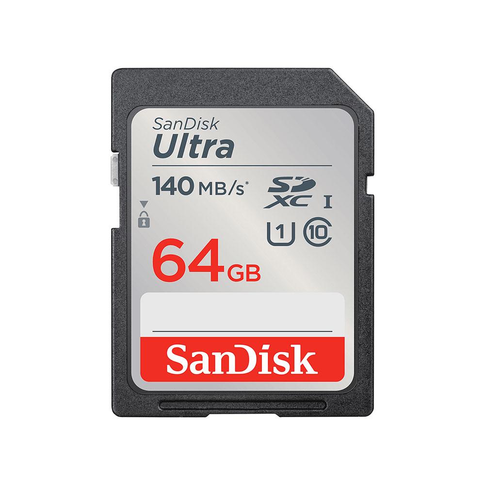 کارت حافظه SD سن دیسک سری Ultra سرعت 140MB/s ظرفیت 64 گیگابایت
