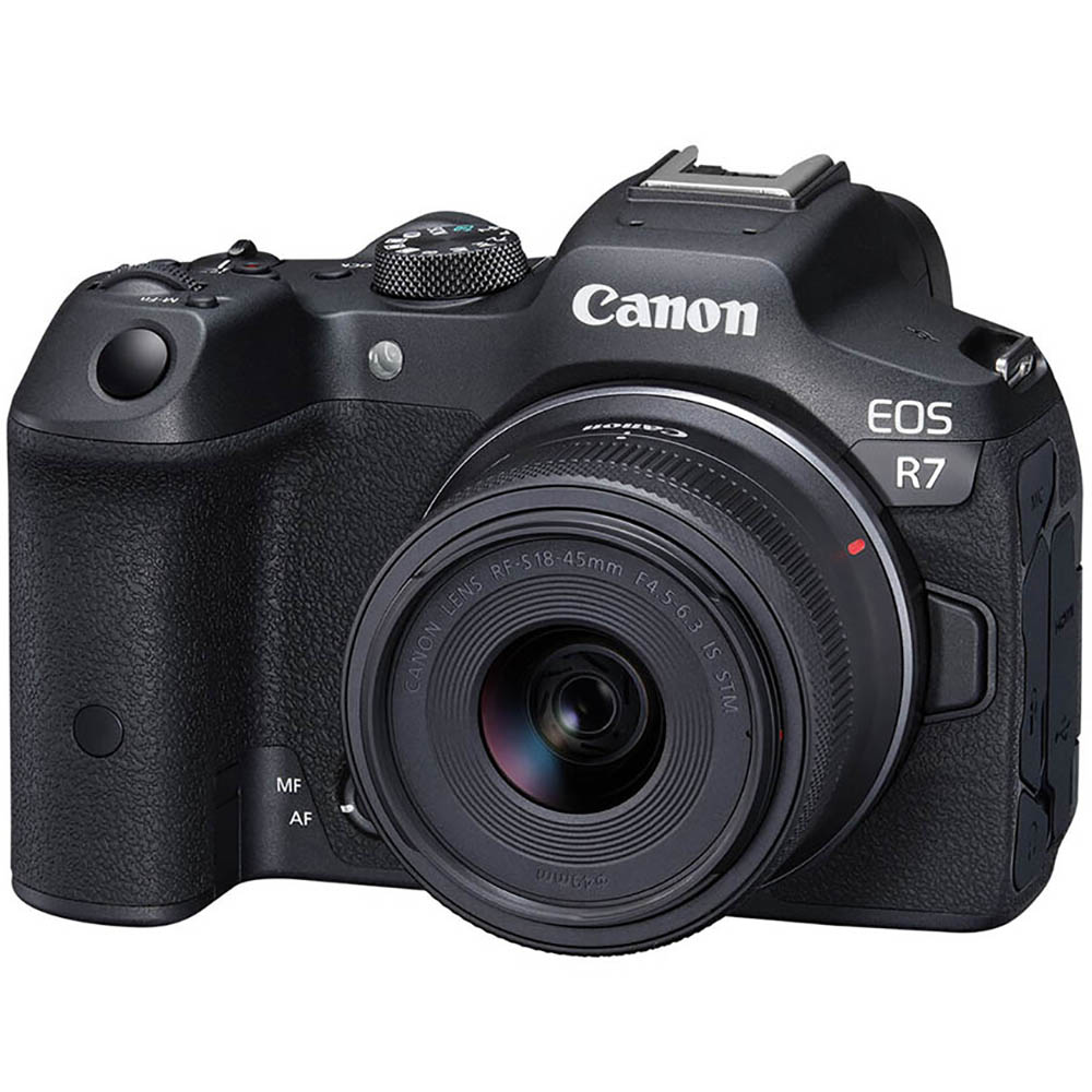 دوربین کانن مدل EOS R7 به همراه لنز RF-S 18-45mm IS STM