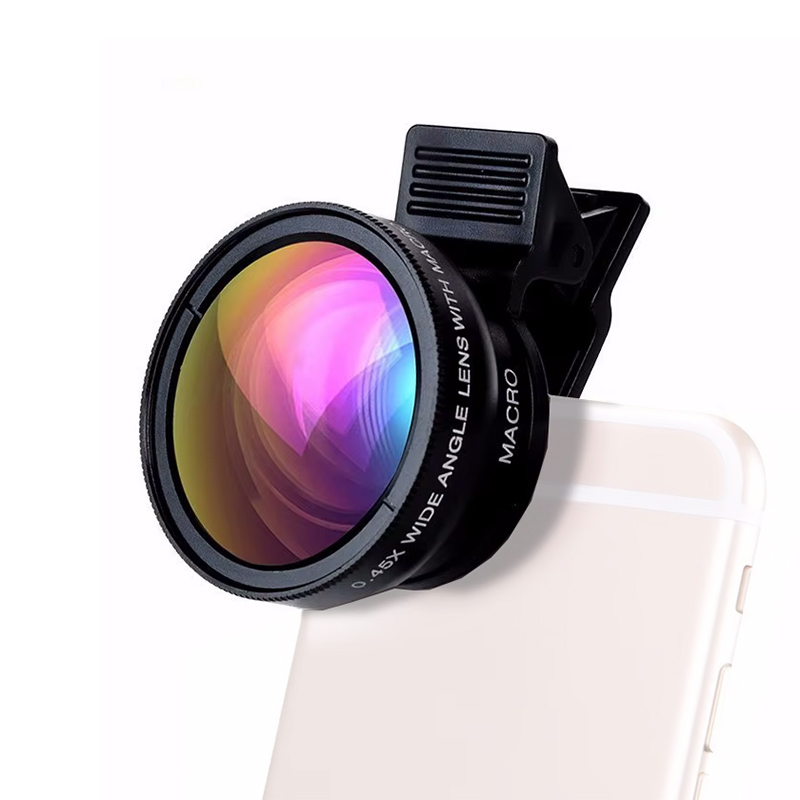 تبدیل لنز کلیپسی واید 0.45X و ماکرو برای موبایل