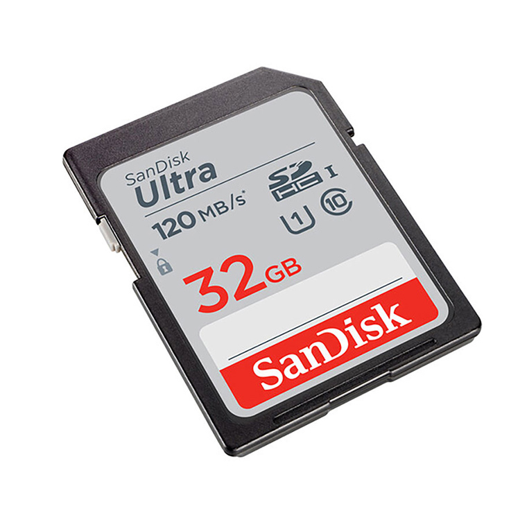 کارت حافظه SD سن دیسک سری Ultra سرعت 120MB/s ظرفیت 32 گیگابایت