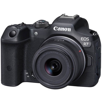 دوربین کانن مدل EOS R7 به همراه لنز RF-S 18-45mm IS STM