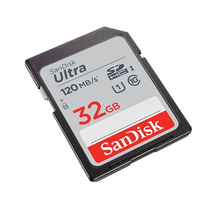کارت حافظه SD سن دیسک سری Ultra سرعت 120MB/s ظرفیت 32 گیگابایت
